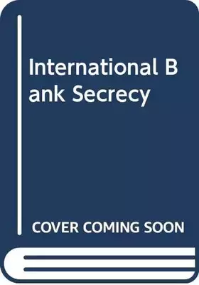 Couverture du produit · International bank secrecy