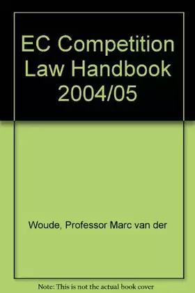 Couverture du produit · EC Competition Law Handbook