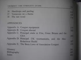 Couverture du produit · Croquet: Complete Guide
