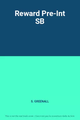 Couverture du produit · Reward Pre-Int SB