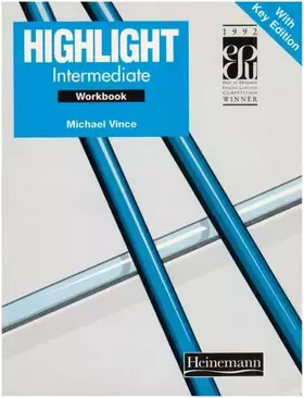 Couverture du produit · Highlight: Intermediate: Workbook with Key