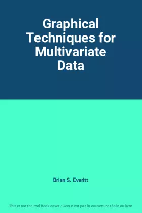 Couverture du produit · Graphical Techniques for Multivariate Data