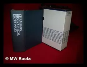 Couverture du produit · Chambers Biographical Dictionary