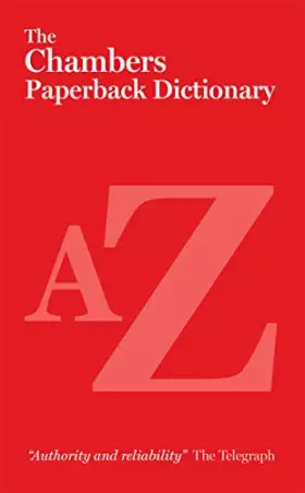 Couverture du produit · The Chambers Paperback Dictionary