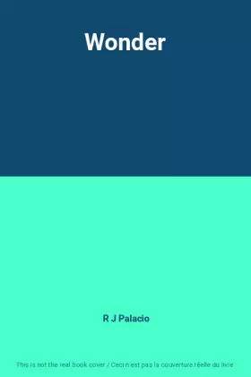 Couverture du produit · Wonder