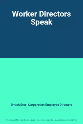 Couverture du produit · Worker Directors Speak
