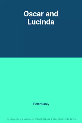 Couverture du produit · Oscar and Lucinda