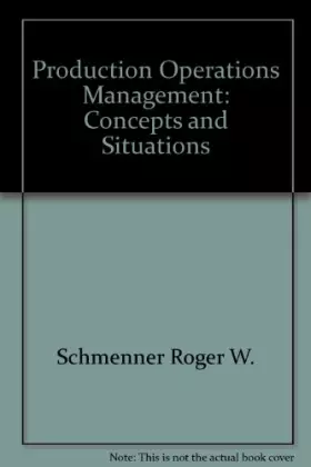 Couverture du produit · Production Operations Management: Concepts and Situations
