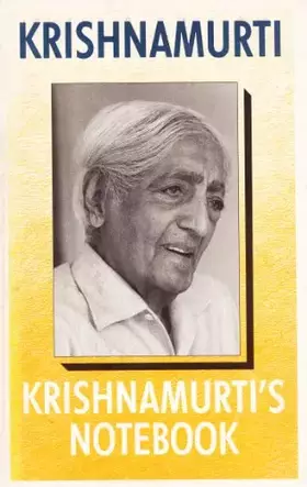 Couverture du produit · Krishnamurti's Notebook