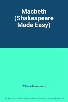 Couverture du produit · Macbeth (Shakespeare Made Easy)