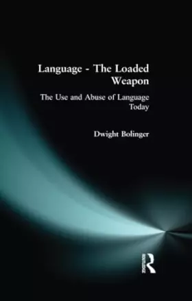 Couverture du produit · Language - The Loaded Weapon (Routledge Linguistics Classics)