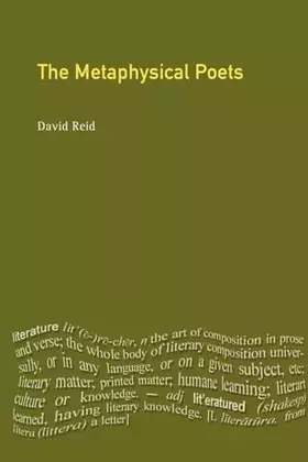 Couverture du produit · The Metaphysical Poets (Longman Medieval and Renaissance Library)