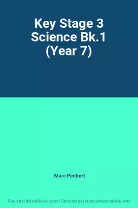 Couverture du produit · Key Stage 3 Science Bk.1 (Year 7)
