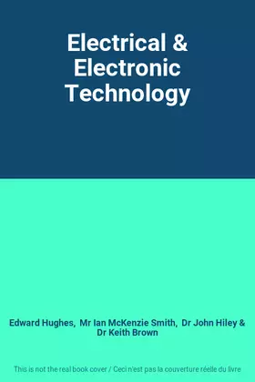 Couverture du produit · Electrical & Electronic Technology