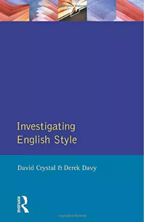 Couverture du produit · Investigating English Style