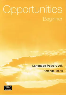 Couverture du produit · Opportunities Beginner Global Language Powerbook