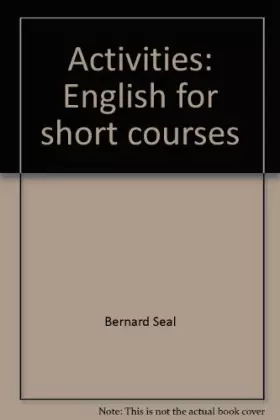 Couverture du produit · Activities: English for Short Courses