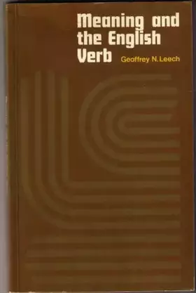 Couverture du produit · Meaning and the English Verb