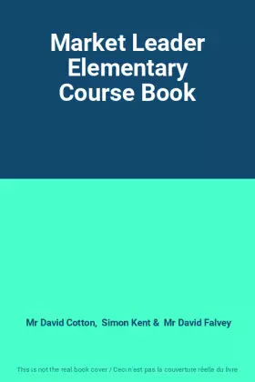 Couverture du produit · Market Leader Elementary Course Book