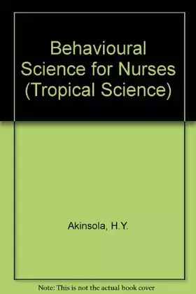 Couverture du produit · Behavioural Science for Nurses