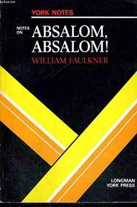 Couverture du produit · Notes on O Absalom (YN)