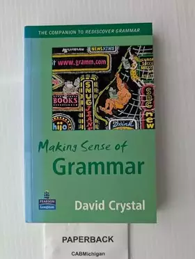 Couverture du produit · Making Sense of Grammar