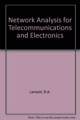 Couverture du produit · Network Analysis for Telecommunications and Electronics