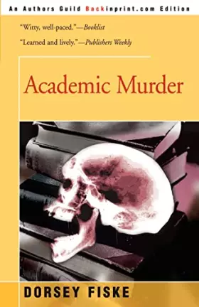 Couverture du produit · Academic Murder