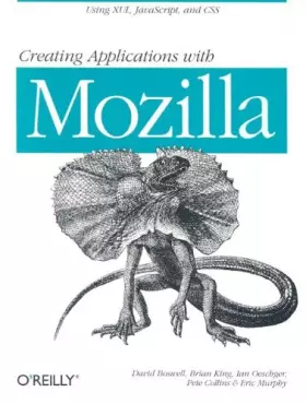 Couverture du produit · Creating Applications with Mozilla