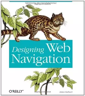 Couverture du produit · Designing Web Navigation