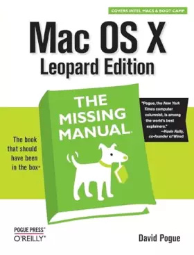 Couverture du produit · Mac OS X Leopard Edition: The Missing Manual