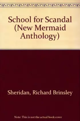 Couverture du produit · School for Scandal