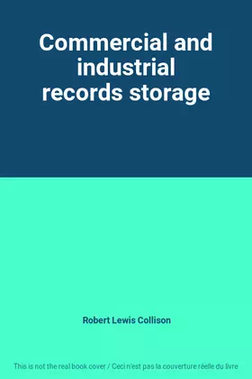 Couverture du produit · Commercial and industrial records storage