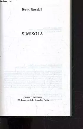 Couverture du produit · Simisola