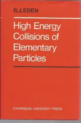 Couverture du produit · High-Energy Collisions Elementary Particles