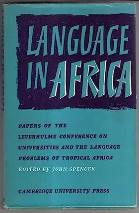 Couverture du produit · Language in Africa