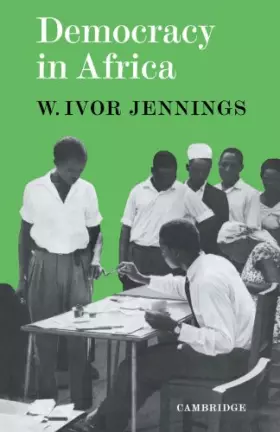 Couverture du produit · Democracy in Africa