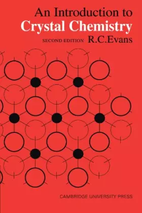 Couverture du produit · An Introduction to Crystal Chemistry