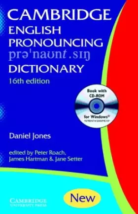 Couverture du produit · English Pronouncing Dictionary with CD-ROM