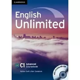 Couverture du produit · English Unlimited Advanced Coursebook with e-Portfolio
