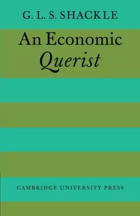 Couverture du produit · An Economic Querist
