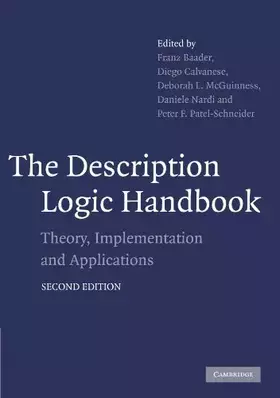 Couverture du produit · The Description Logic Handbook: Theory, Implementation and Applications