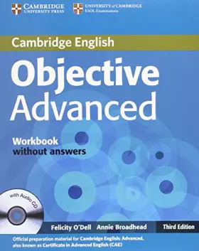 Couverture du produit · Objective Advanced Workbook without Answers with Audio CD
