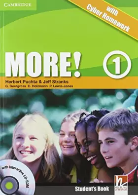 Couverture du produit · More! Level 1 Student's Book with Interactive CD-ROM with Cyber Homework