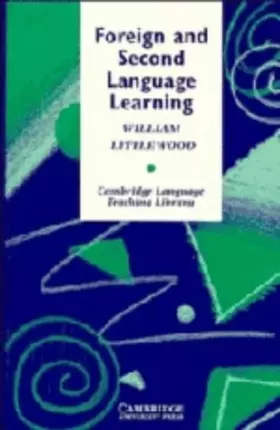 Couverture du produit · Foreign and Second Language Learning (Cambridge Language Teaching Library)
