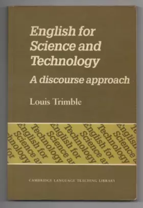 Couverture du produit · English for Science and Technology: A Discourse Approach