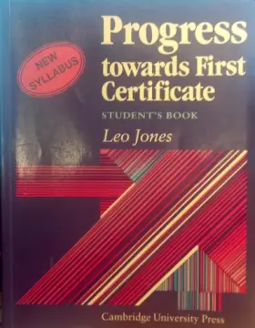 Couverture du produit · Progress to First Certificate Students' Book