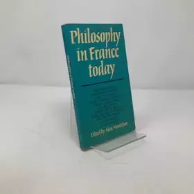 Couverture du produit · Philosophy in France Today