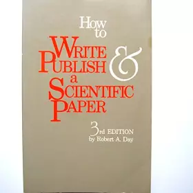 Couverture du produit · How to Write and Publish a Scientific Paper