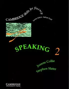 Couverture du produit · Speaking 2 Student's book: Intermediate